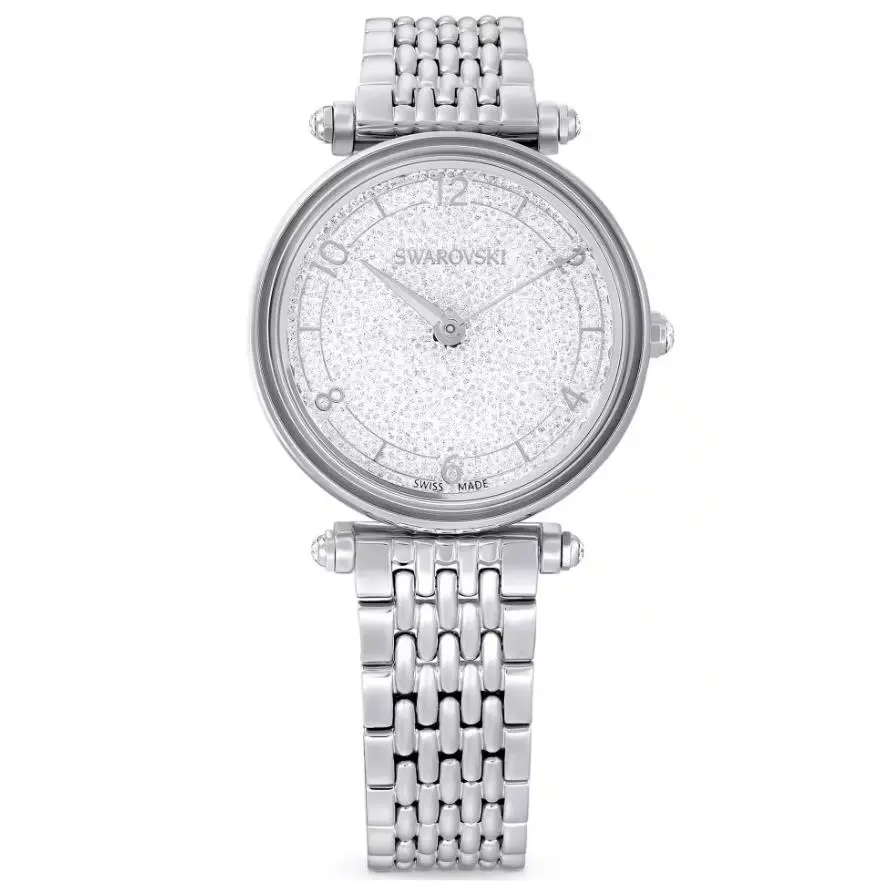 Swarovski Crystalline Wonder Watch Swiss Made Silver Stainless Steel 5656929