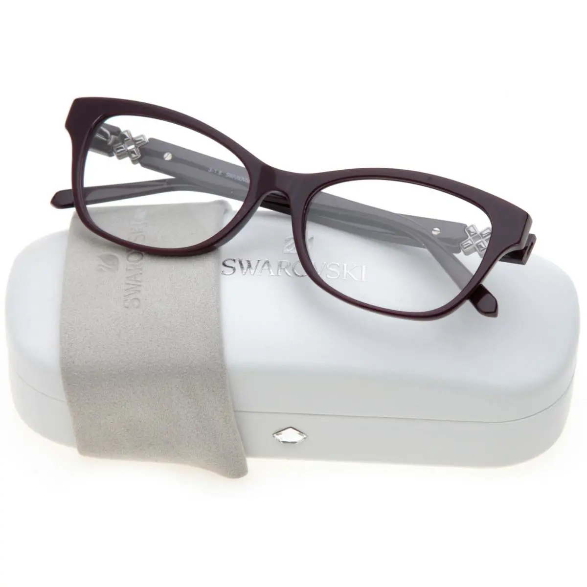 Swarovski SW 5219 081 Purple Eyeglasses Glasses Frame 54-16-140 B36mm Italy