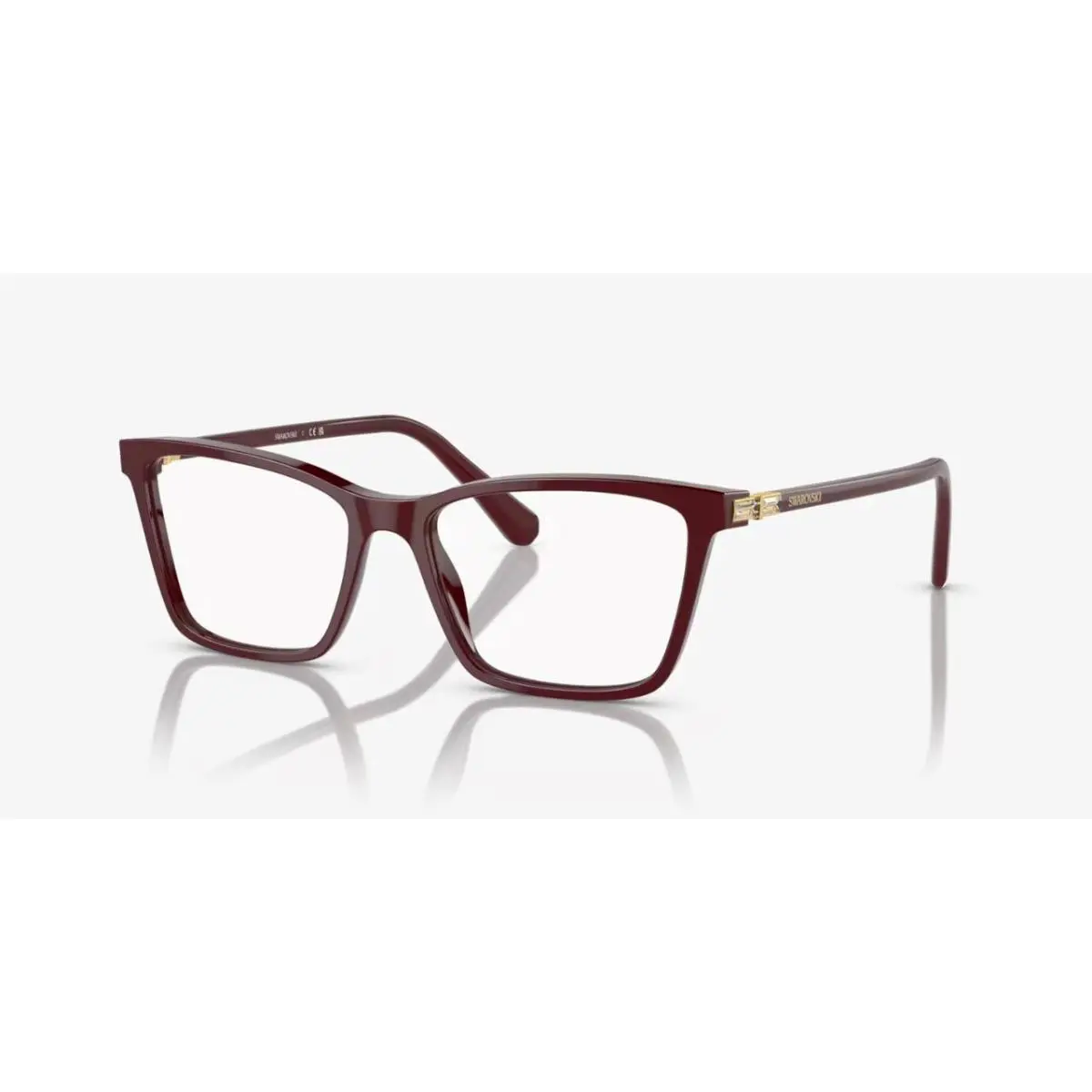 Swarovski SK2015 1008 Eyeglasses Color Burgundy 53-16-140