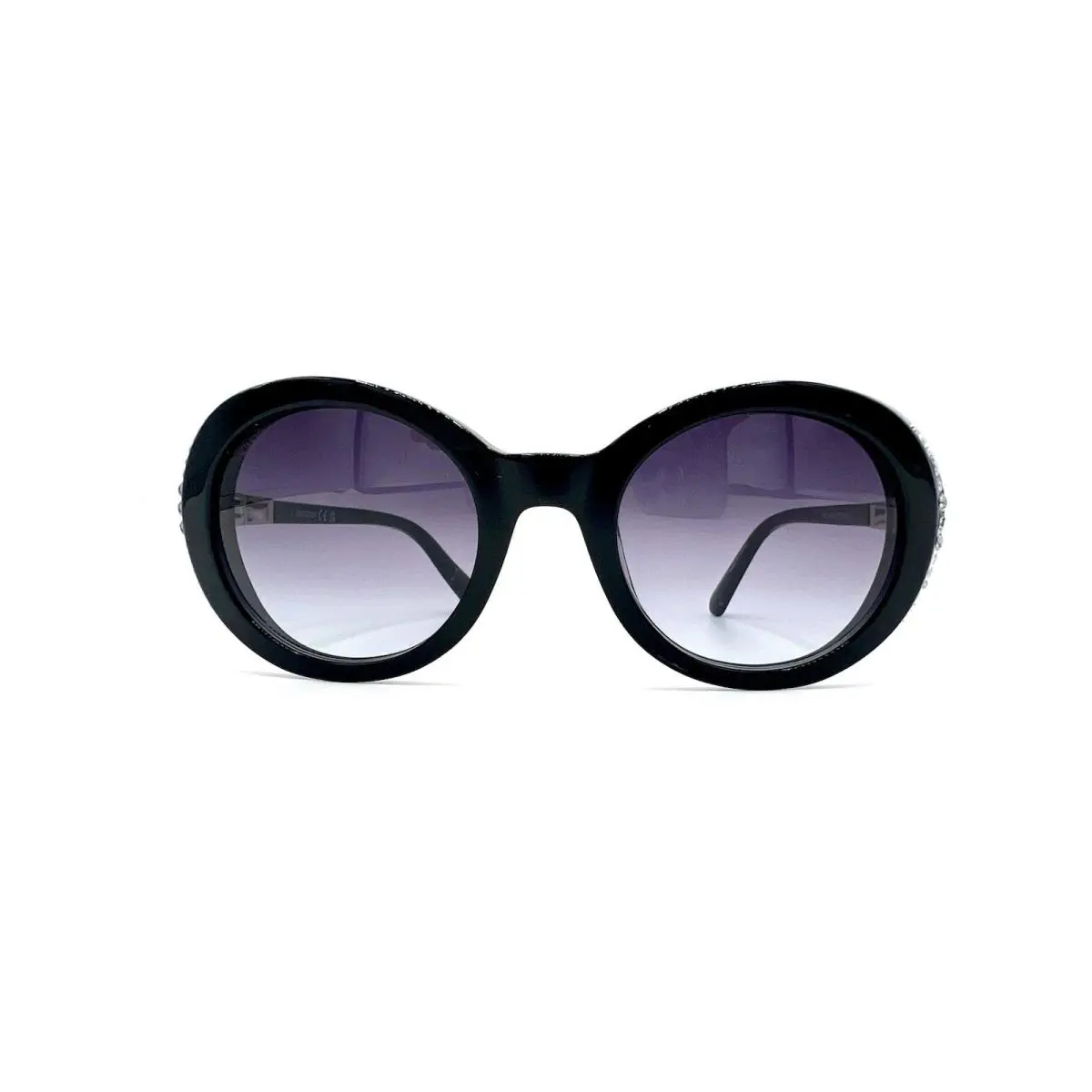 Swarovski SK281 05B Black Oval Plastic Crystals Sunglasses Frame 50-21-140