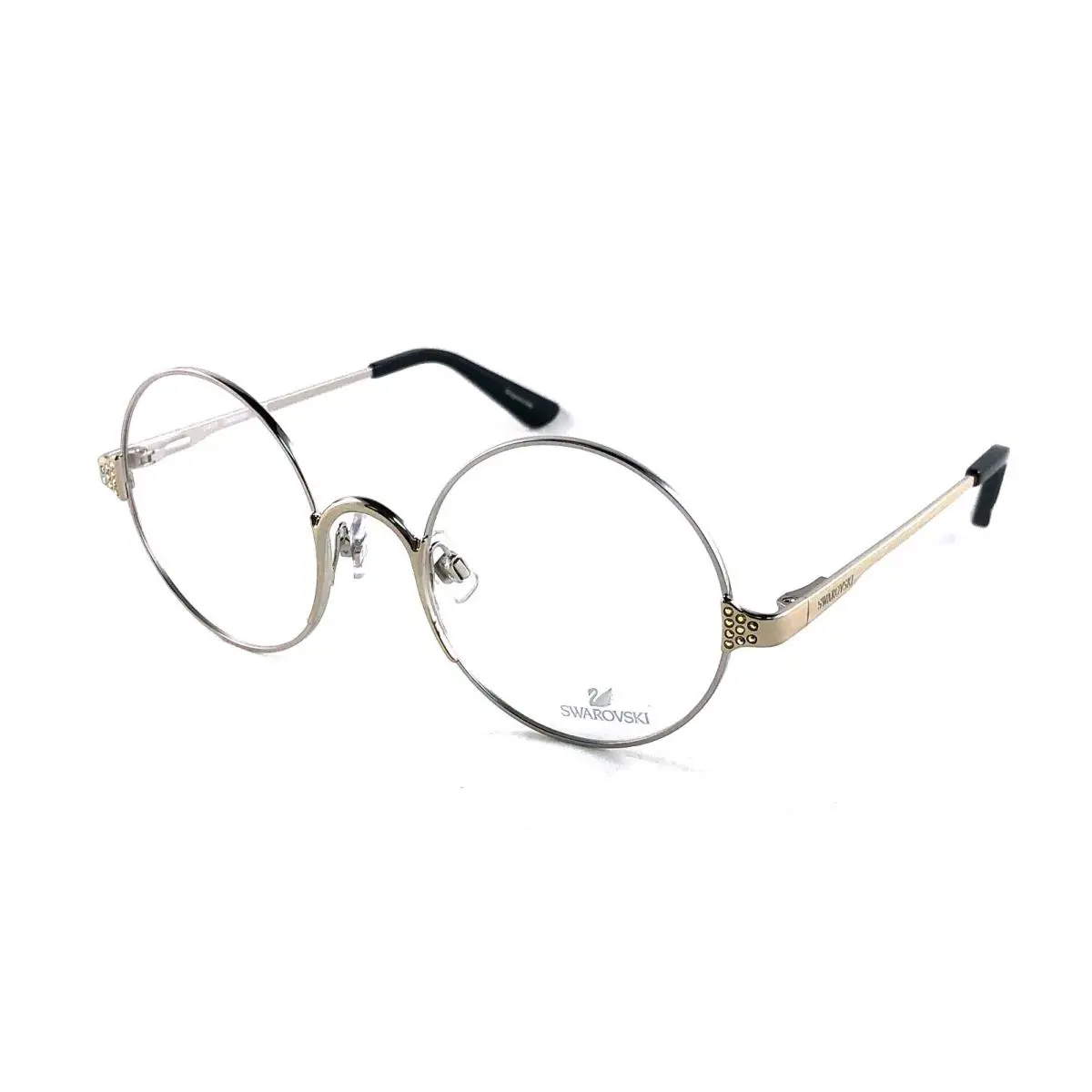 Swarovski SW5060 SW 5060 Constance 028 Silver Eyeglass Frame Eyewear 50-20-135