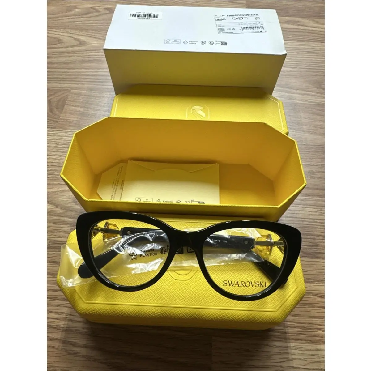 Swarovski SK2005 Eyeglasses 1037 Black