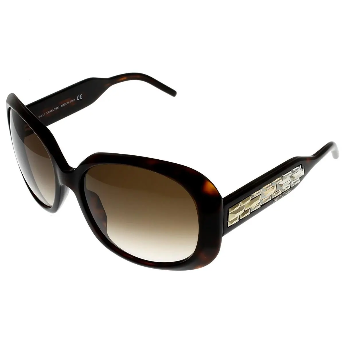 Sunglasses Yellow Gold  Women Rectangular Ava SW 8 52F by Swarovski