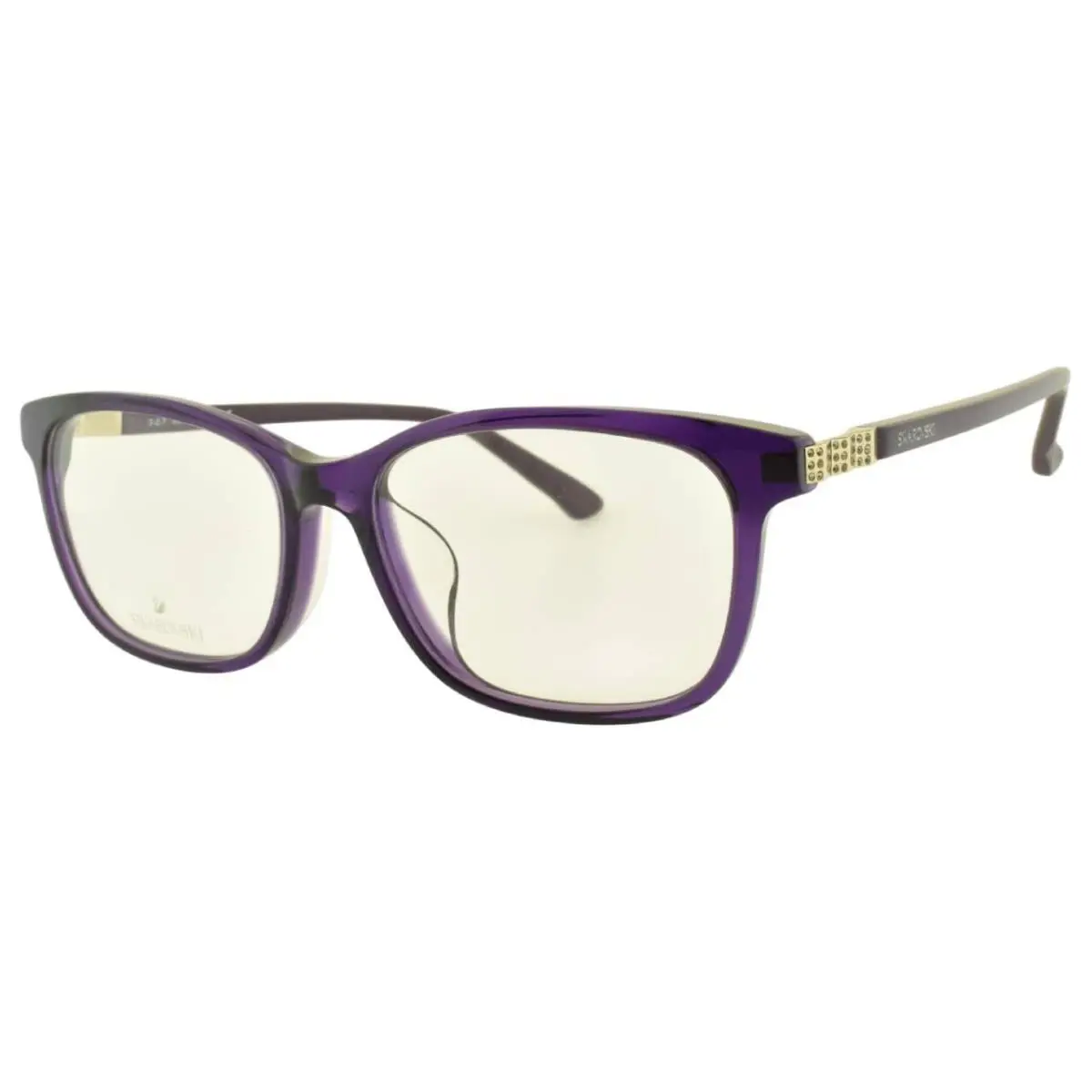Swarovski SW5233-D 081 54-16-140 Purple Square Full Rim Womens Optical Frame
