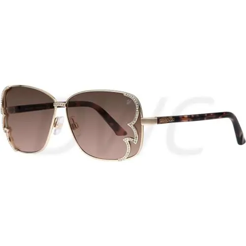 Swarovski Women`s 62-11-135 Gradient Lens Square Sunglasses Designer Eyewear