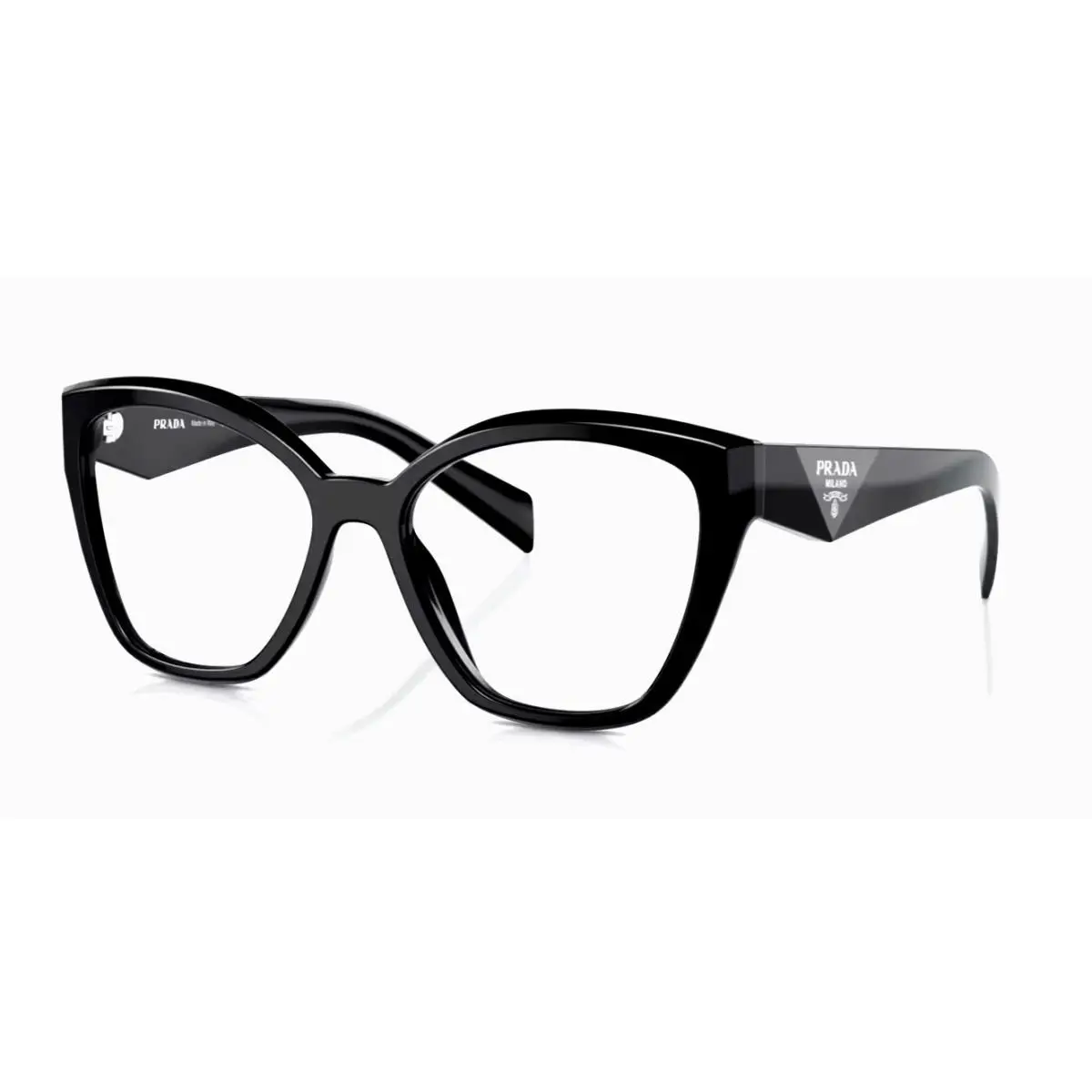 Prada Reading Glasses Vpr 20Z 16K-1O1 54-17 145 Black Cat Eye Frames Readers