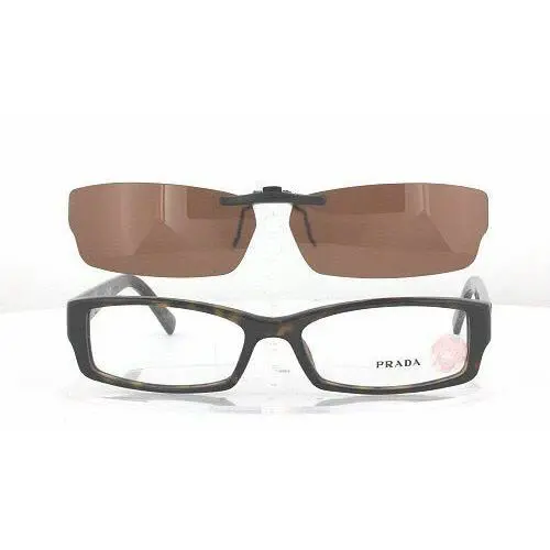 Custom Made For Prada VPR19L-54X16 Polarized Clip-on Sunglasses Eyeglasses Not