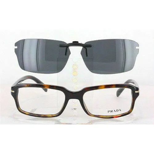 Custom Made For Prada VPR09N-52X17 Polarized Clip-on Sunglasses Eyeglasses Not