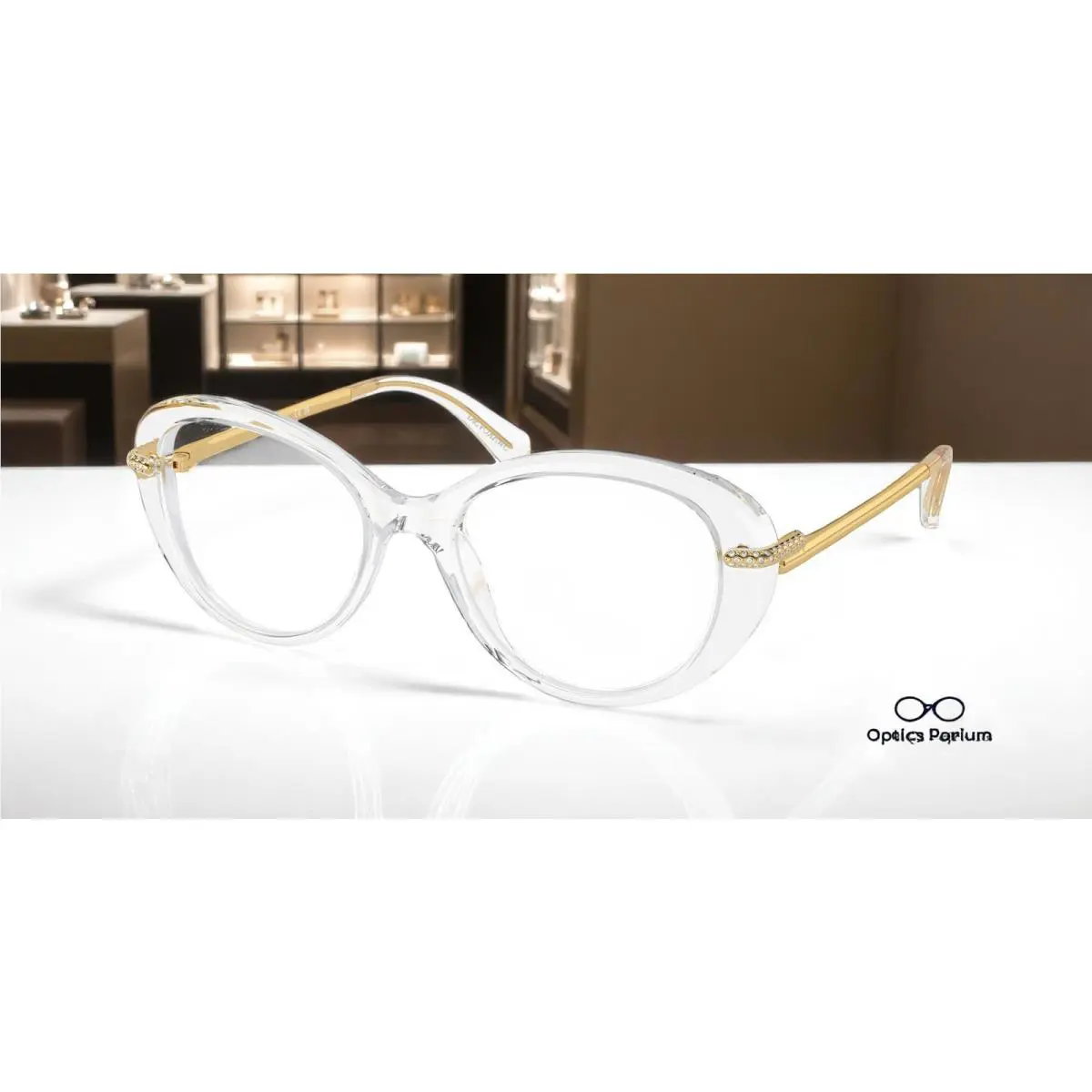 Swarovski SK2001 1027 Crystal Demo Lens 52 mm Women`s Eyeglasses