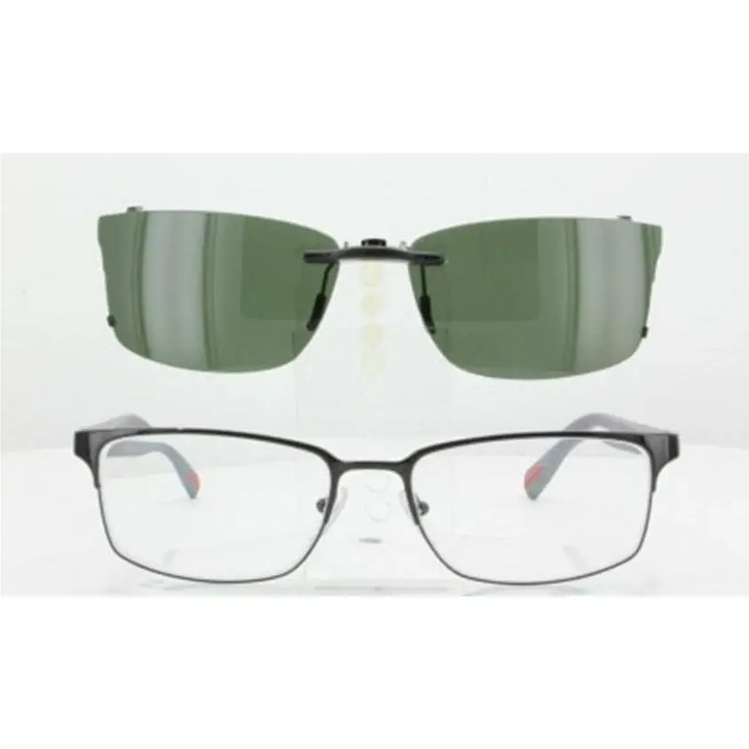 Custom Made For Prada VPS50F-56X18-T Polarized Clip-on Sunglasses Eyeglasses No