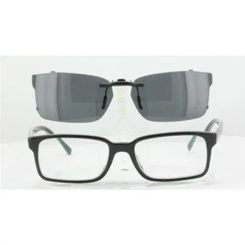 Custom Made For Prada VPR51Q-54X17-T Polarized Clip-on Sunglasses Eyeglasses No