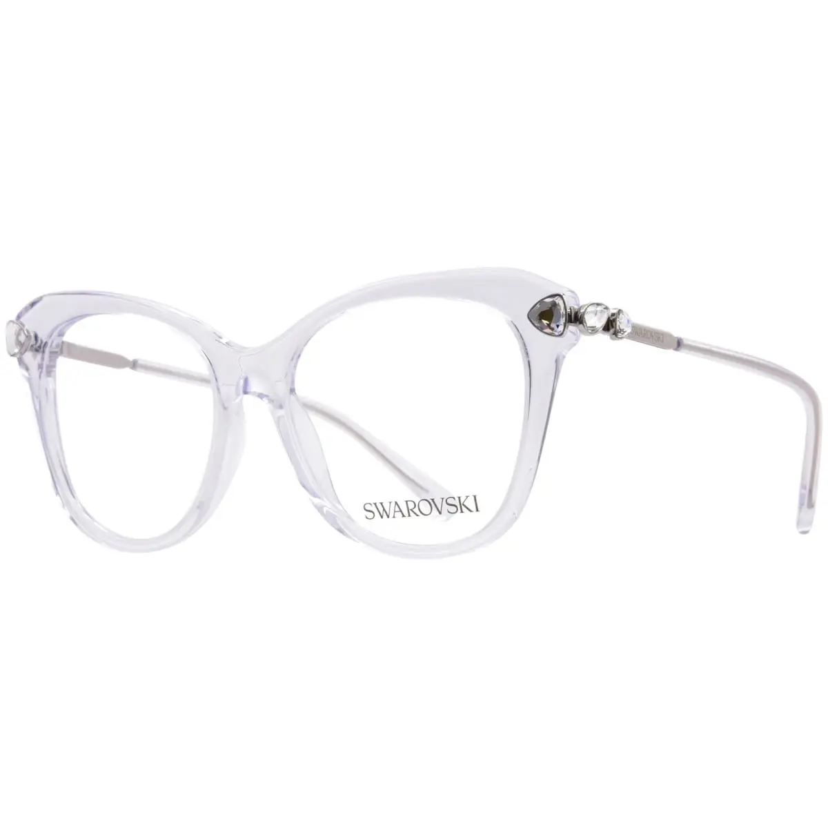 Swarovski SK2012 1027 Eyeglasses Women`s Crystal Full Rim Oval Shape 53mm