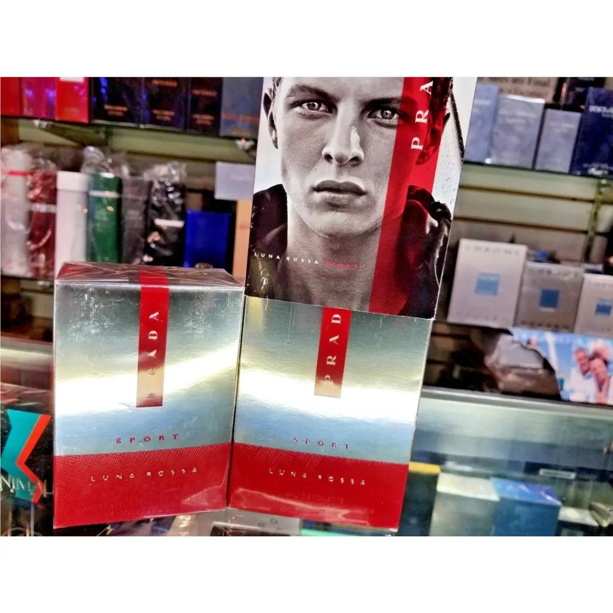 Luna Rossa Sport Pour Homme 1.7 50 ml or 3.4oz 100 Edt Toilette Men by Prada