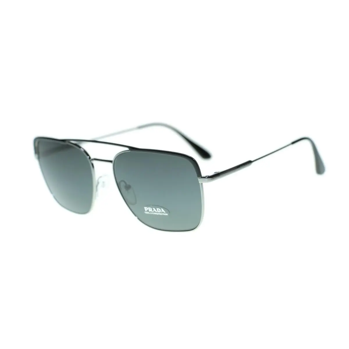 PR53VS Conceptual Metal Frame Sunglasses M4Y5S0 Grey by Prada