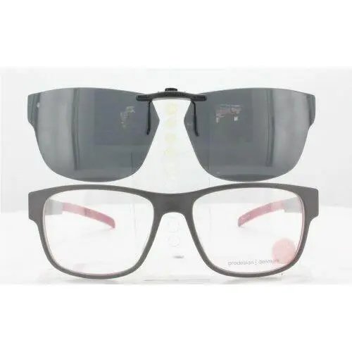 Custom Made For Prada 6610-56X17 Polarized Clip-on Sunglasses Eyeglasses Not