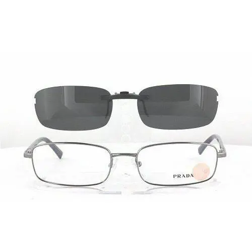 Custom Made For Prada VPR59M-54X17 Polarized Clip-on Sunglasses Eyeglasses Not