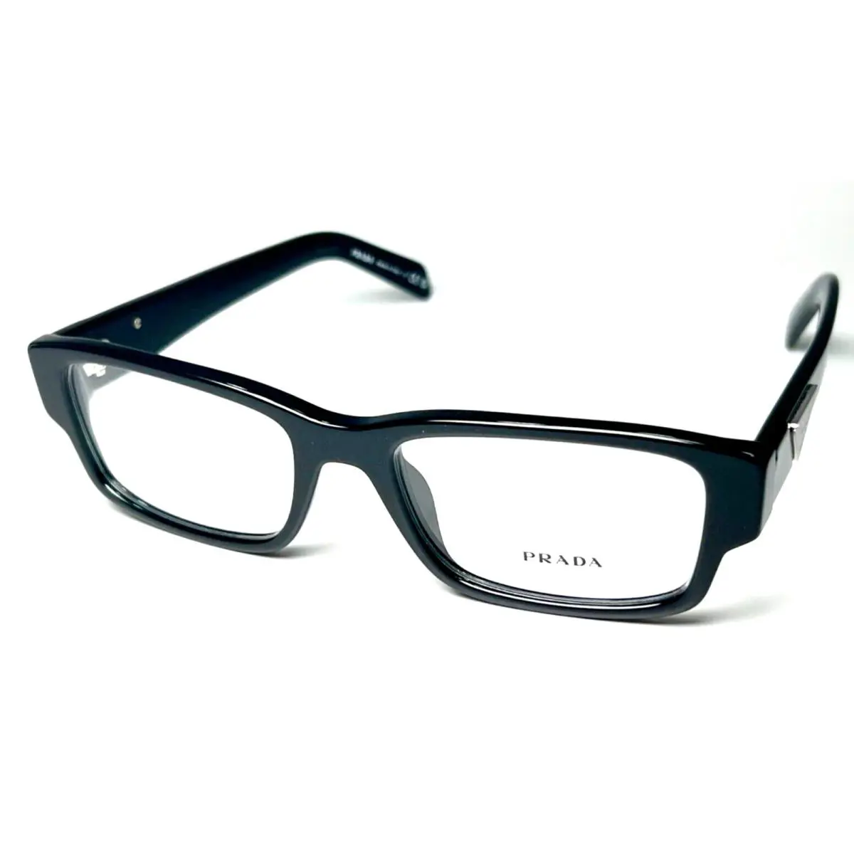 Prada Wide Reading Glasses Vpr 07Z 1AB-1O1 55-19 140 Black Frames Readers