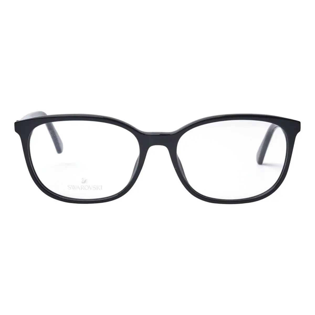 Swarovski SW 5300-F 001 Black Plastic Eyeglasses Frame 54-16-140 5300F Asian Fit
