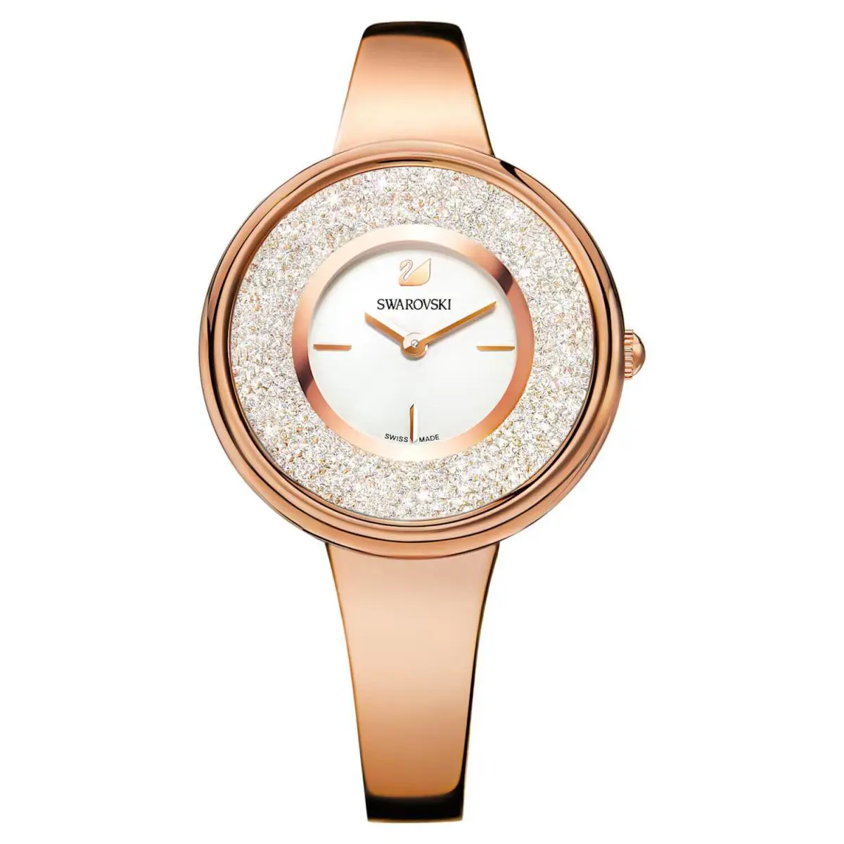 Swarovski Crystalline Pure Watch Metal Bracelet White Rose Gold-tone -5269250