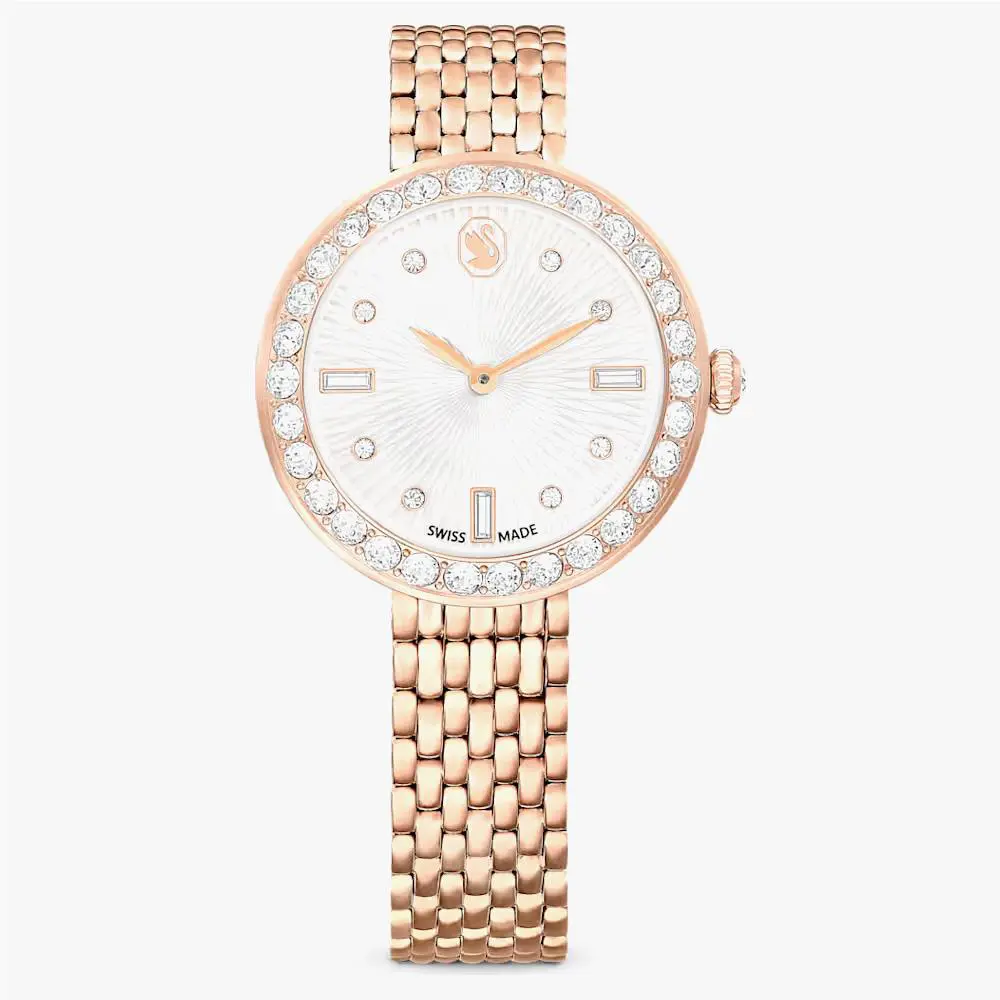 Swarovski 5672981 Crystal Certa Rose Tone Women`s Watch