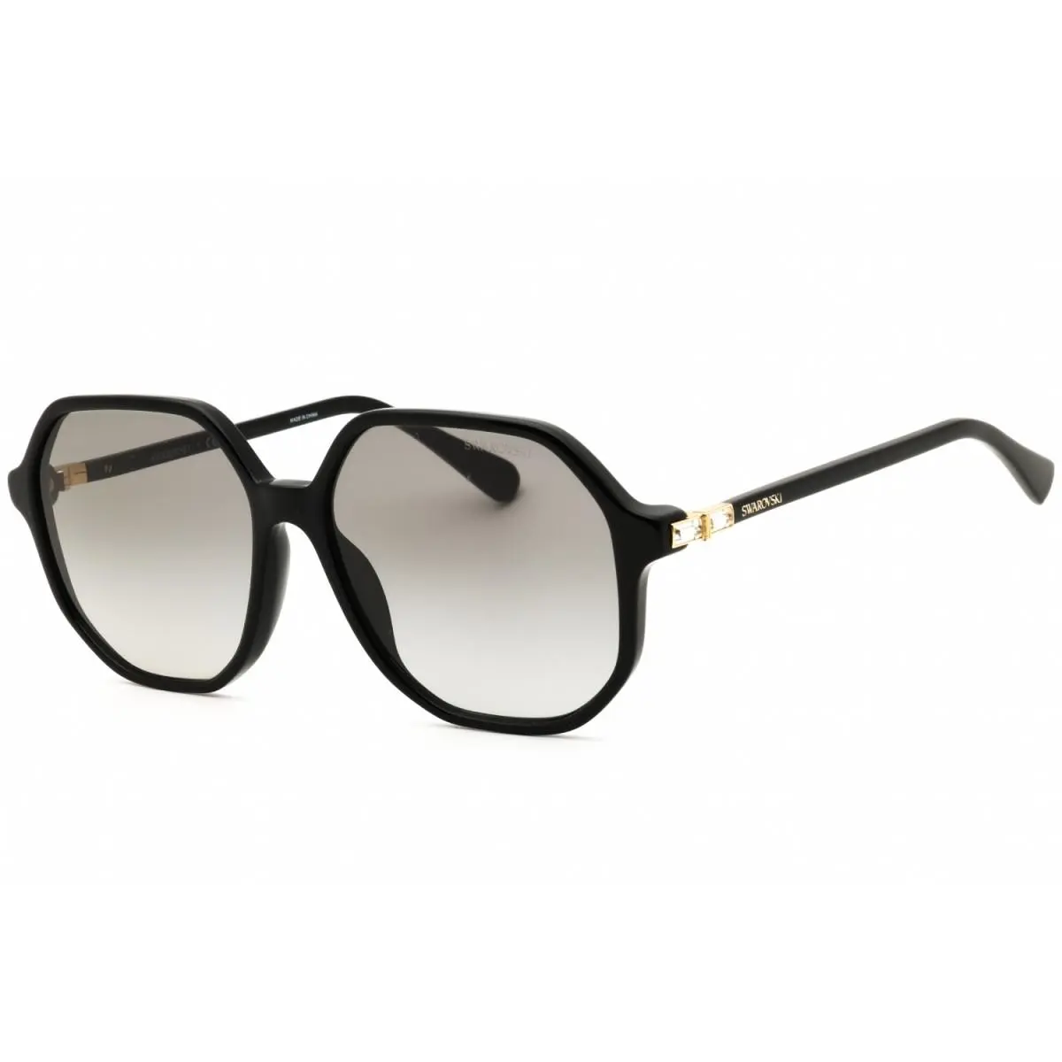 SK6003 100111 Black/grey Gradient 57-16-140 Sunglasses by Swarovski