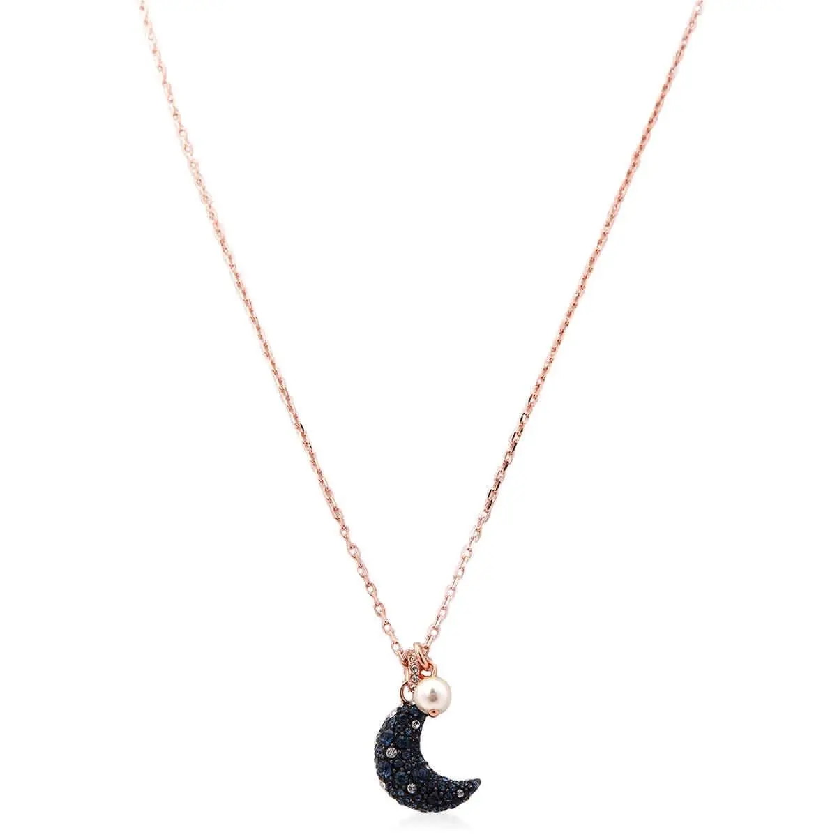 Swarovski Luna Pendant Rose Gold Shiny Multi