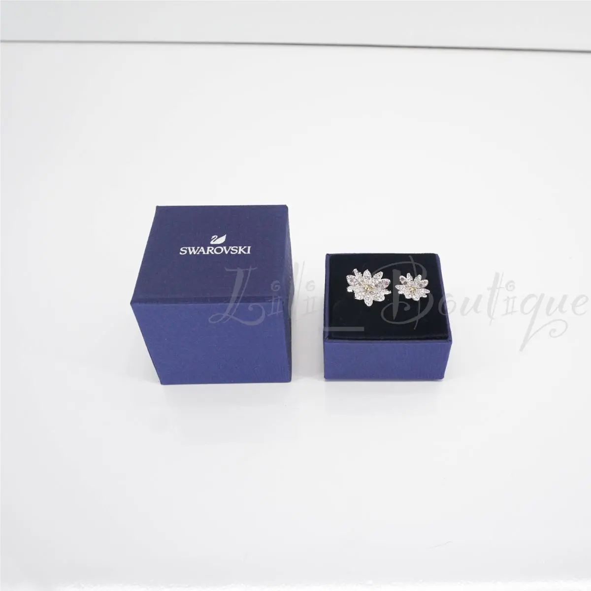 Swarovski 5534941 Eternal Flower Open Ring Metal Crystal Yellow Size 58