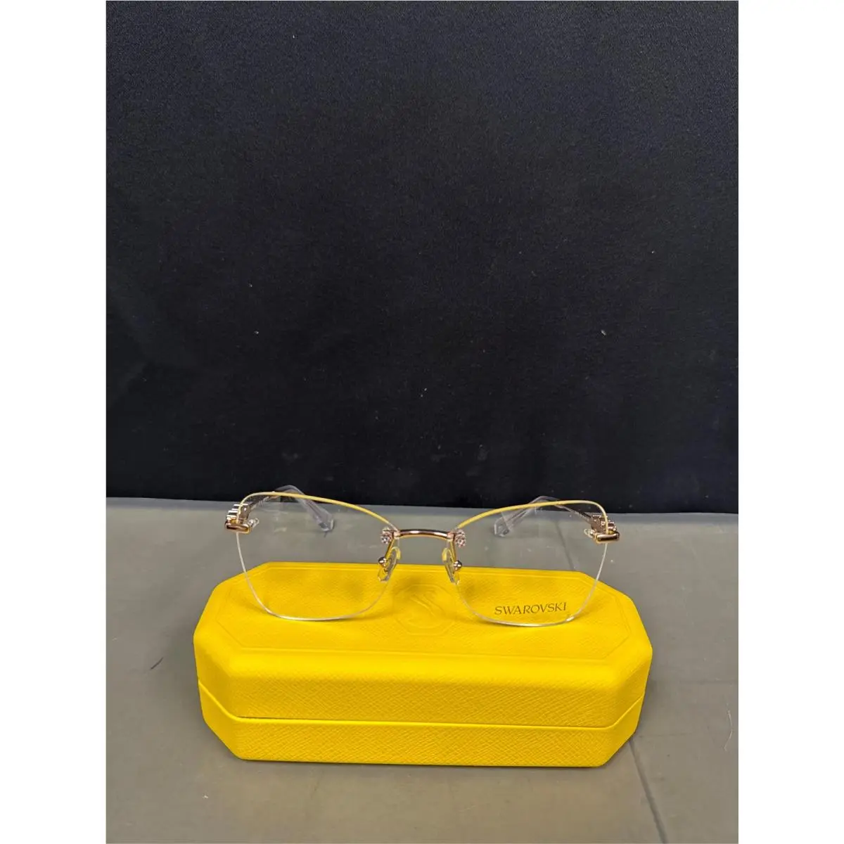 Eyeglasses Swarovski SK 1014 4014 Rose Gold Demo Lens