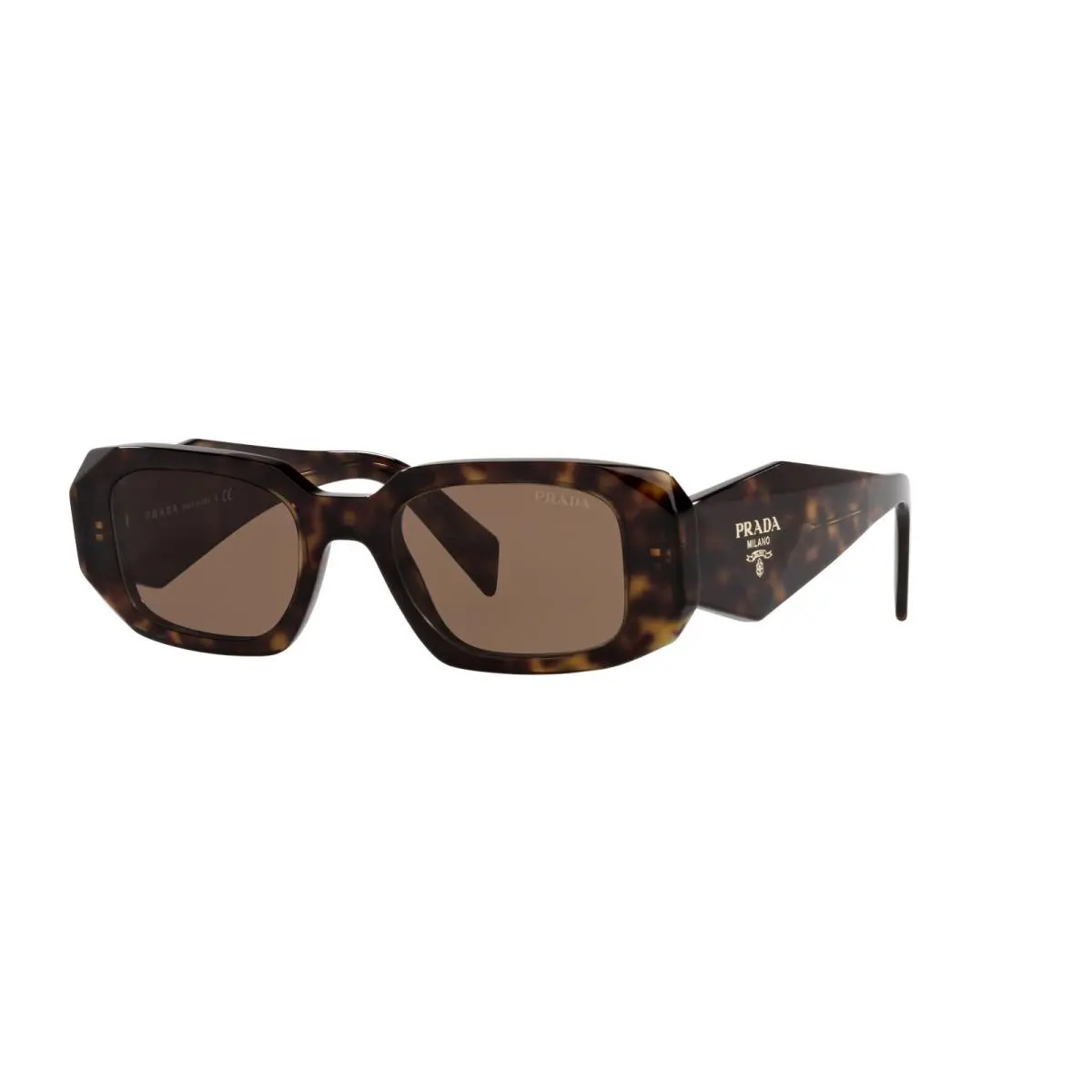 Prada PR17WS 2AU8C1 Sunglasses 49mm Tortoise / Brown Lens