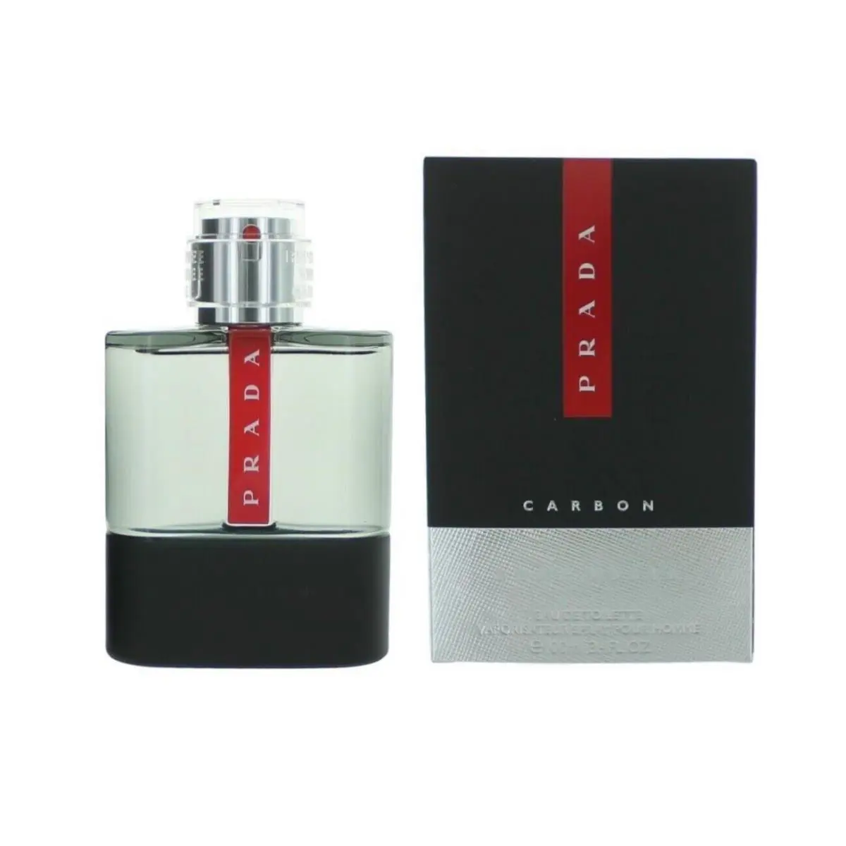 Prada Luna Rossa Carbon 3.4 oz For Men Eau De Toilette Spray