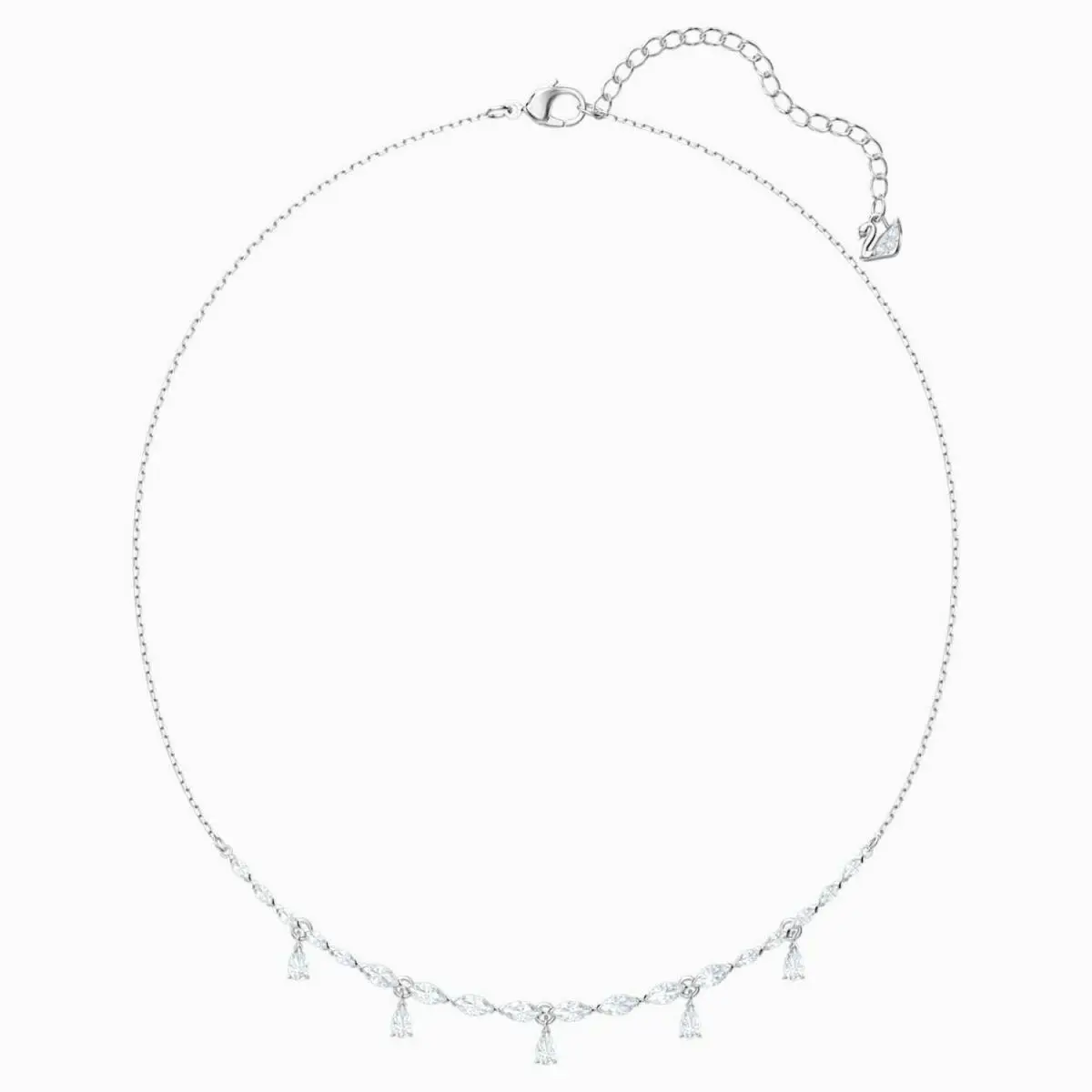 Swarovski Crystal Jewelry Louison Necklace White Rhodium - 5419242