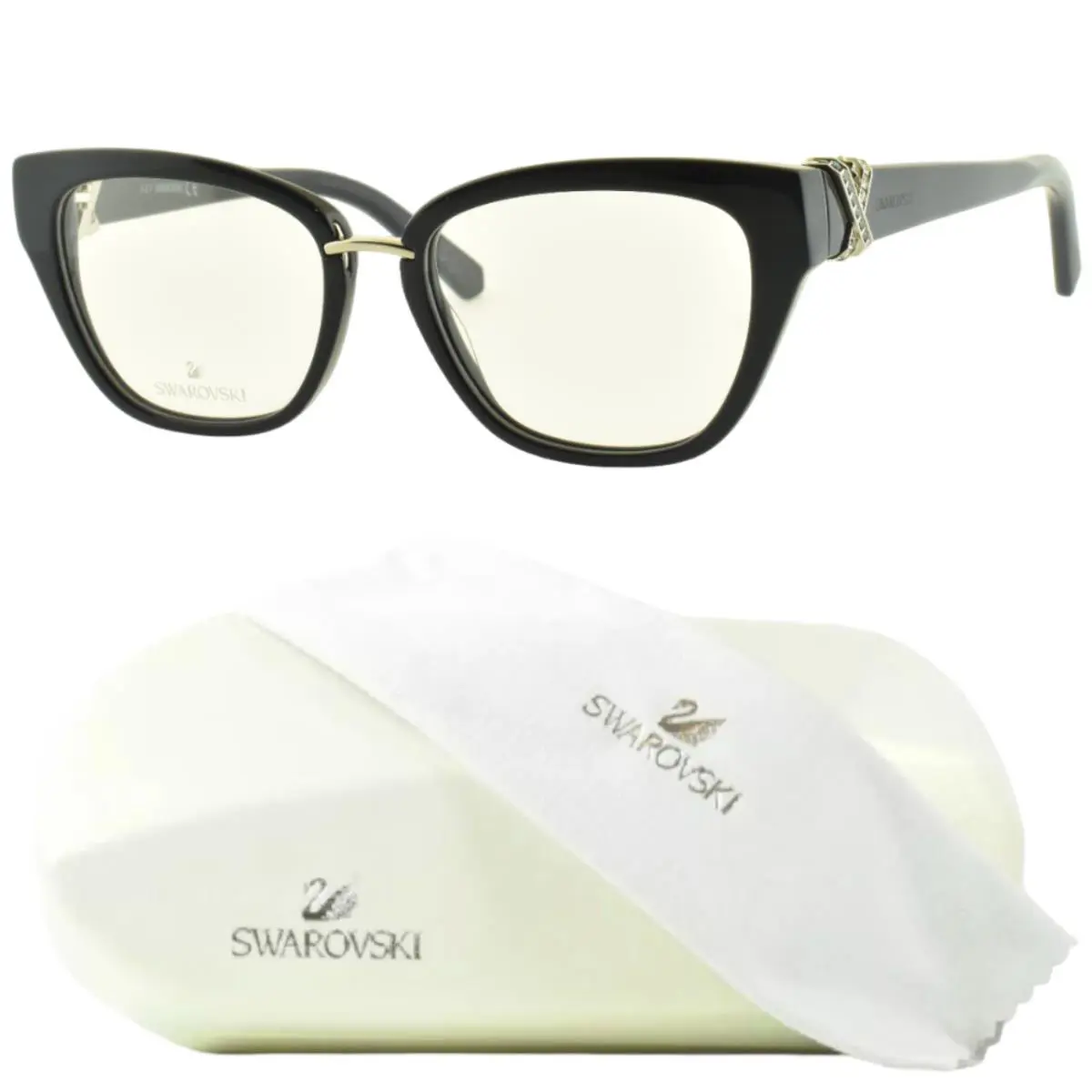 Swarovski SK5251 090 Blue Square Full Rim Womens Optical Frame