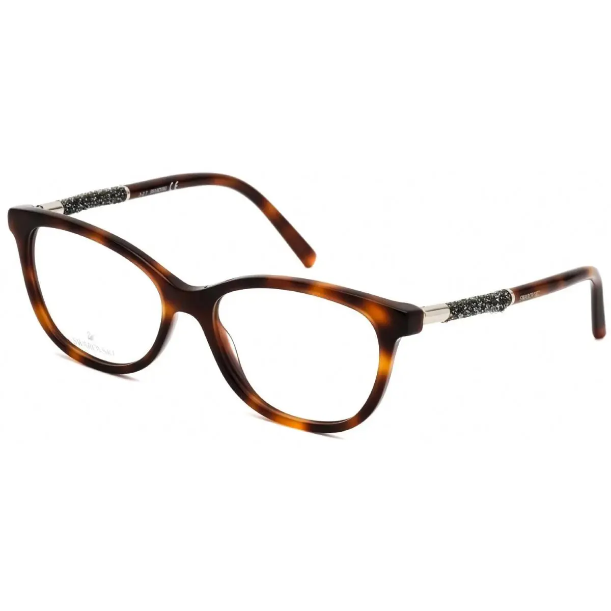 Swarovski SK5211 053 Cat Eye Blonde Havana Eyeglasses
