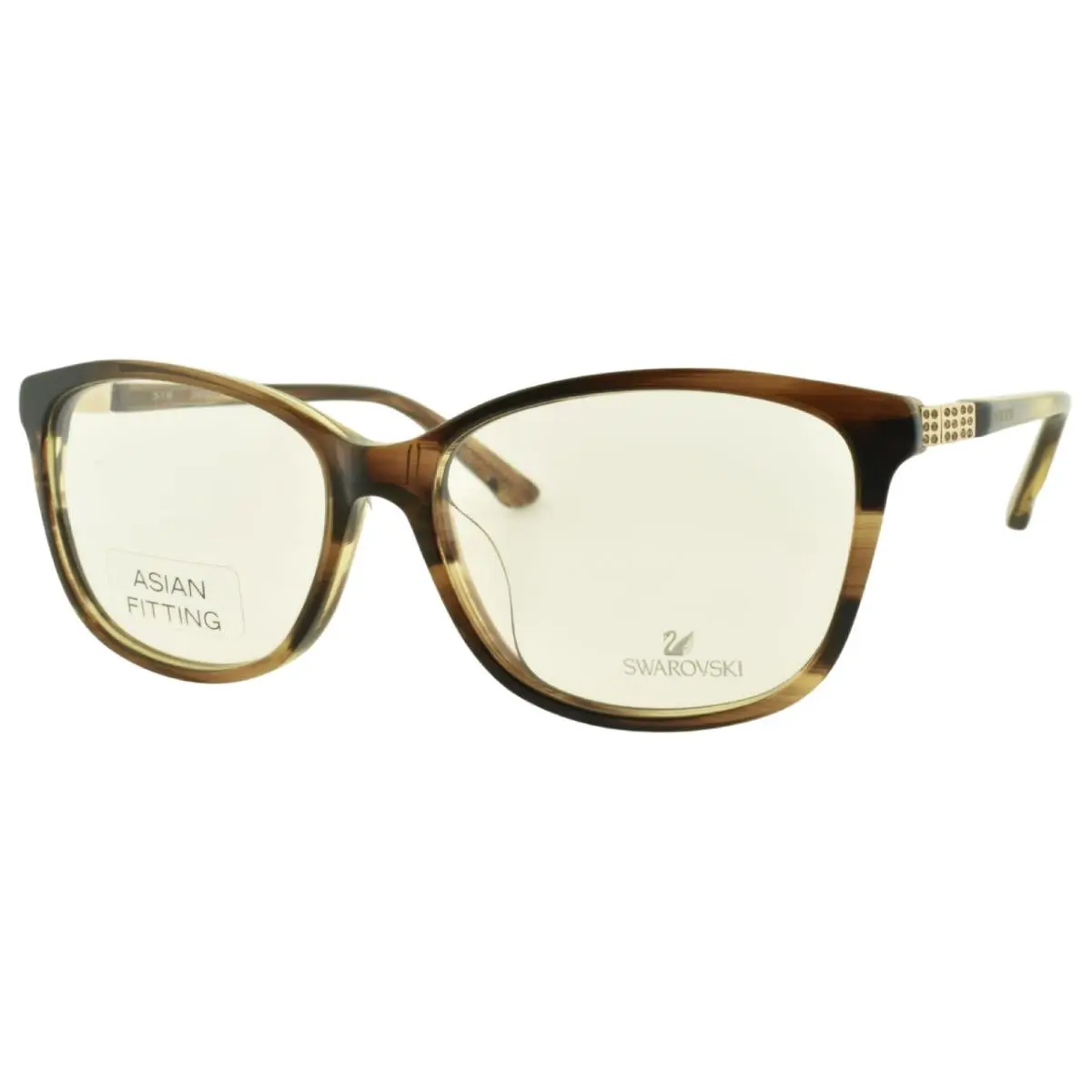 Swarovski Gilberta SW5185-F 050 54mm Brown Women Optical Frame Eyeglasses