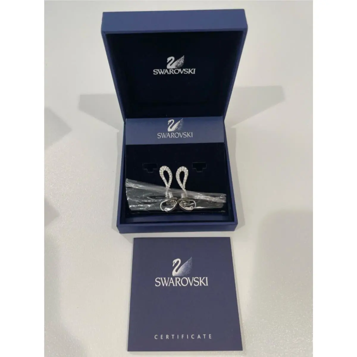 Swarovski Crystal Drop Clip-on Earrings - with Certificate 687884