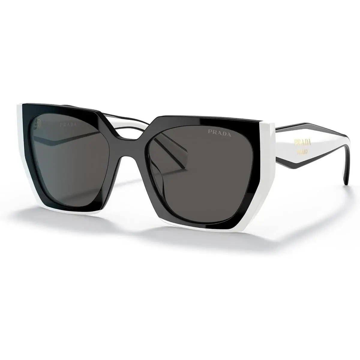 Prada PR15WS 09Q5S0 54MM Black Talc Dark Grey Women`s Sunglasses