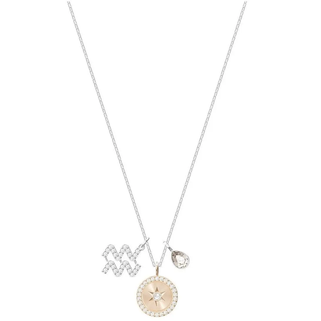 Zodiac Cancer Necklace Pendant Charms 5349215 Rhodium by Swarovski