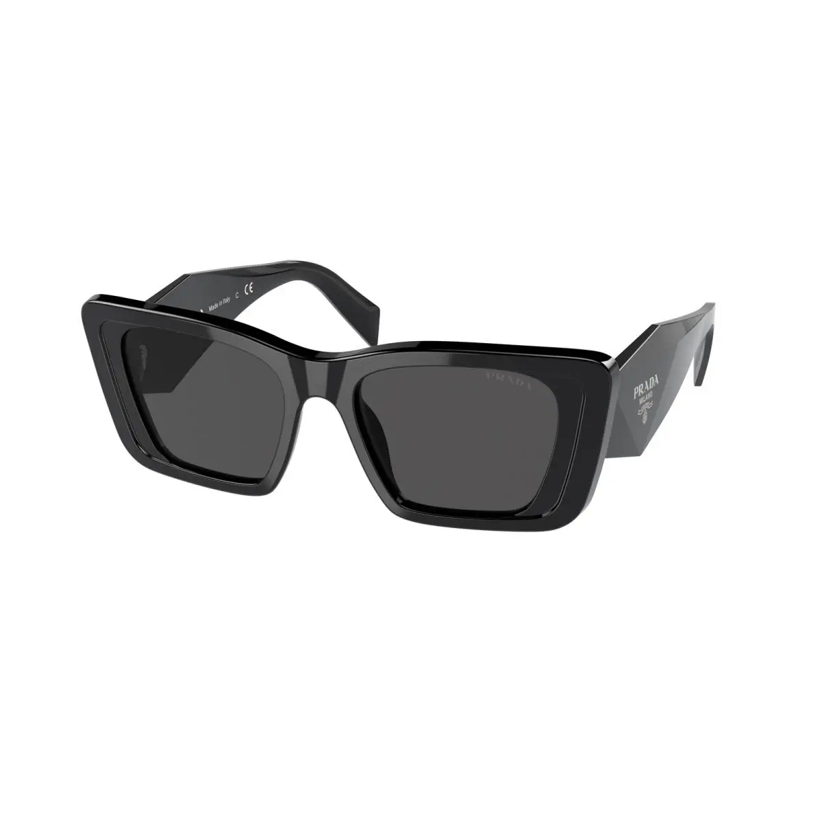 Prada 08YS Sunglasses 1AB5S0 Black