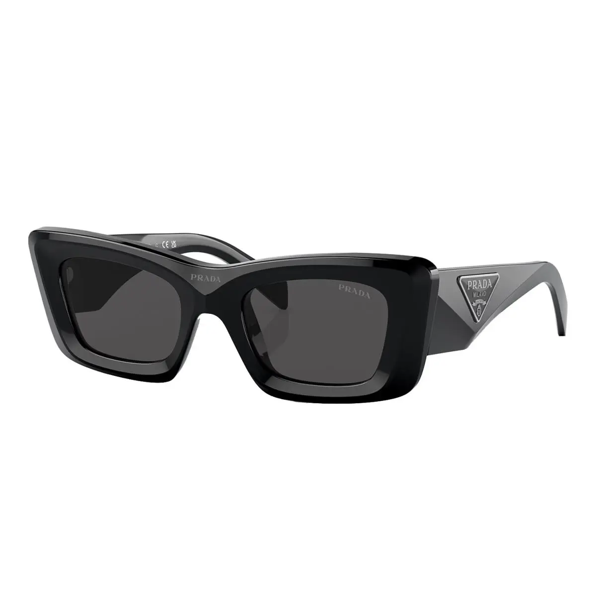 Prada Dark Grey Cat Eye Ladies Sunglasses PR 13ZS 1AB5S0 50 PR 13ZS 1AB5S0 50