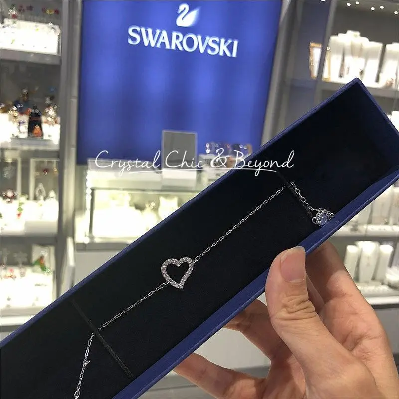 Love Bracelet White Heart 5030711 by Swarovski