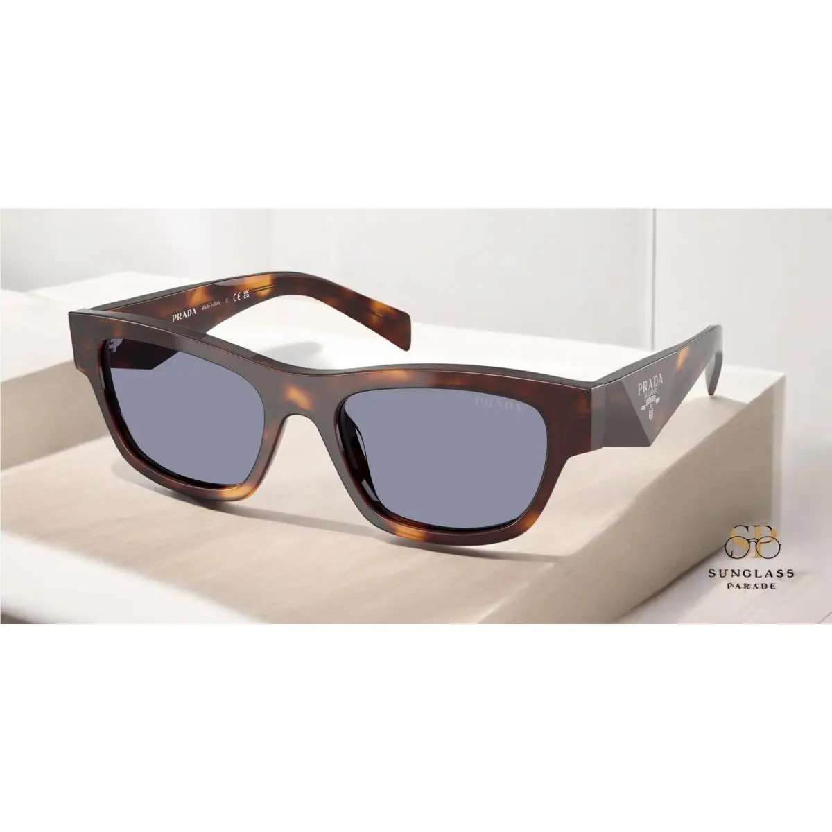 Prada PR B09S 15W03N Classic Tortoise Grey 54 mm Women`s Sunglasses