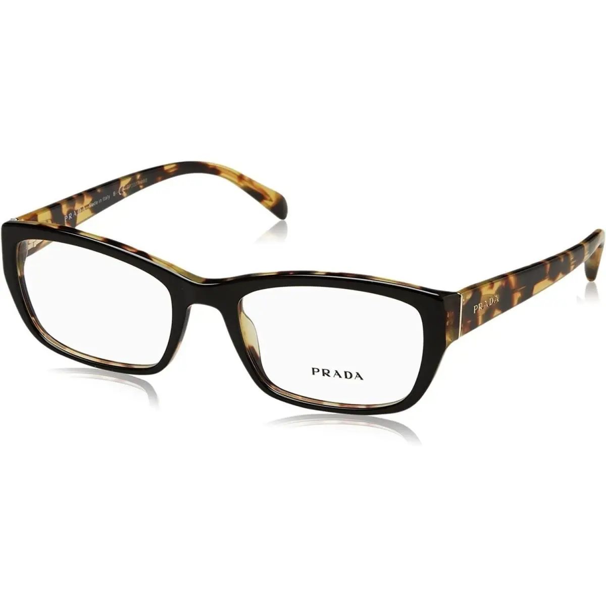 Prada PR 18OV NAI1O1 52mm Black/havana Eyeglasses