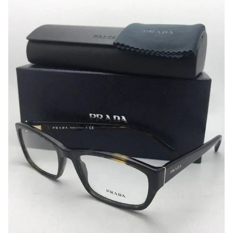 Prada Eyeglasses Vpr 18O 2AU-1O1 54-18 135 Tortoise Havana Frames