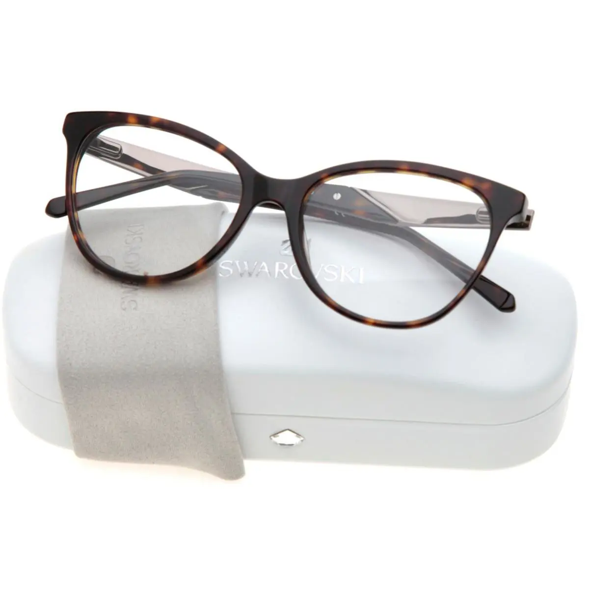 Swarovski SW 5224 052 Havana Eyeglasses Glasses Frame 54-16-140 B42mm Italy