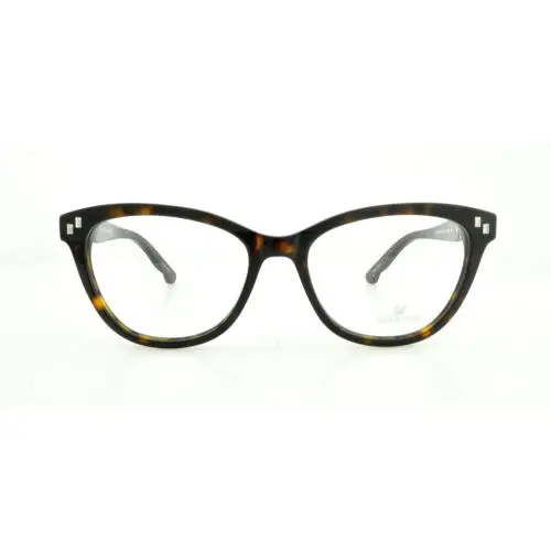 Swarovski Dixie SW 5088 052 Tortoise Plastic Cat Eye Eyeglasses 53-17-140 SW5088