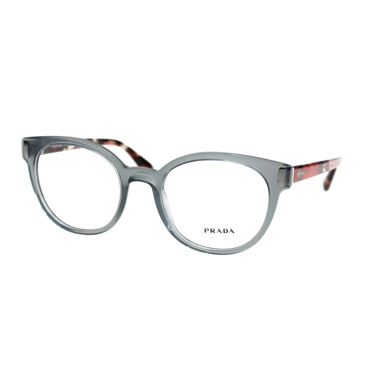 Prada Eyeglasses Prada Vpr 06T c.TKY1O1 in Gray Coral Striped Havana 50mm