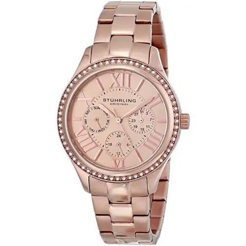 Stuhrling Women`s 391LS Lady Majestic Swarovski Watch F2239