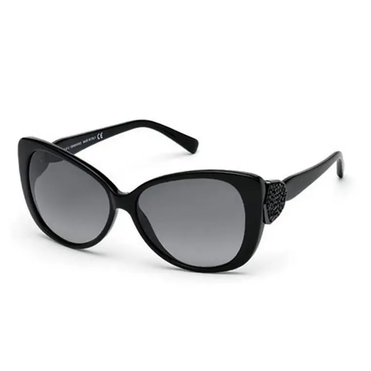 Swarovski Designer Eyewear Black Celebrity Hot Sunglasses SK0049 Cabaret Swan