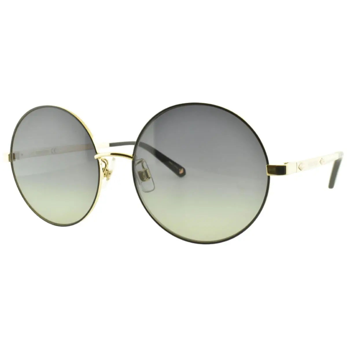 Swarovski SK301-K 33G 59-18-145 Gold Round Full Rim Womens Sungalsses