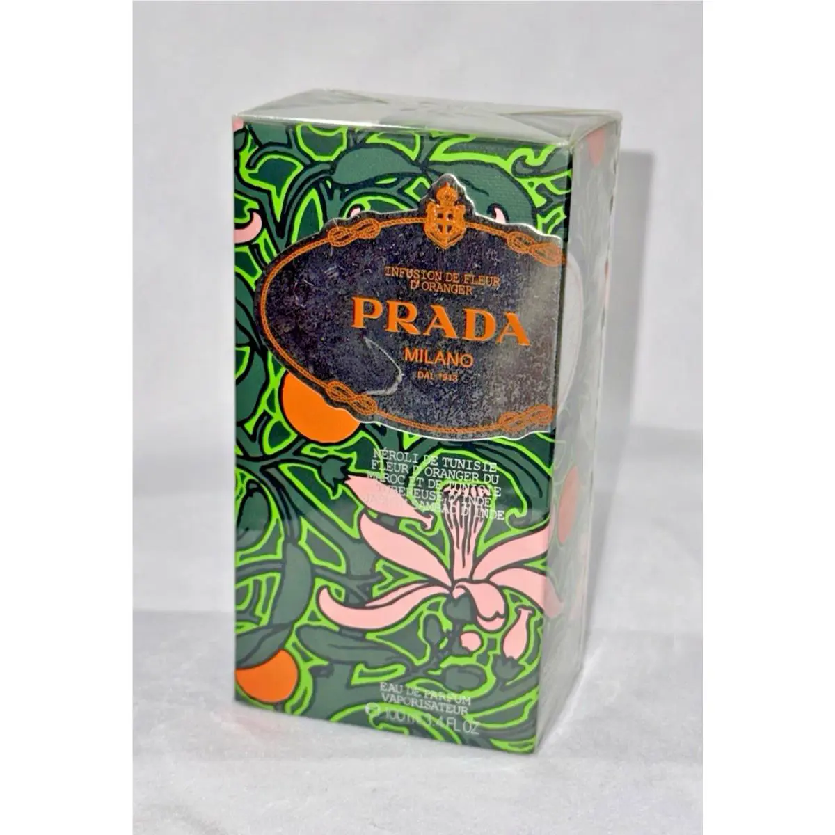 Prada Milano Infusion de Fleur D`oranger 3.4oz 100ml Edp Spray B